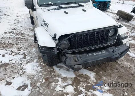 2024 Jeep Gladiator Willys z USA, uszkodzony, nr VIN 1C6HJTAGXRL123448